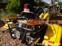 Rear timber tray on trike (Photo 4)