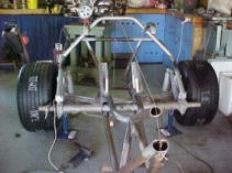 Front view of trike frame (Photo 8)